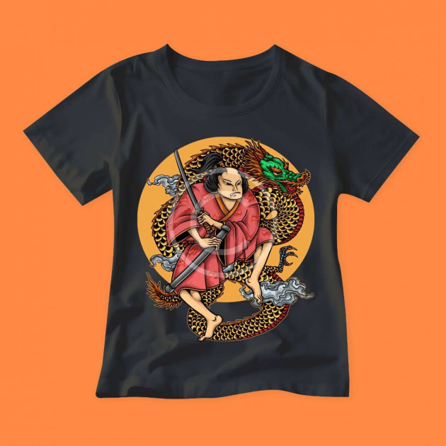 Samurai print